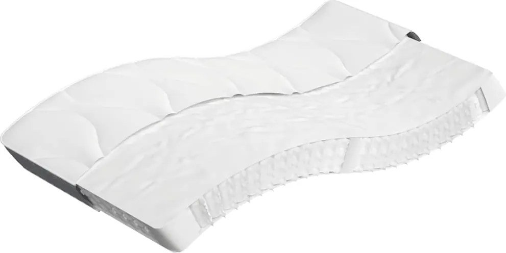 vidaXL Saltea cu arcuri buzunar, fermitate medie, 100x200 cm