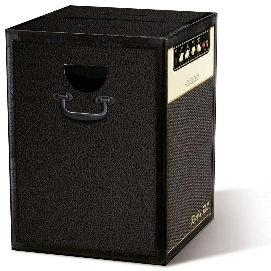 Taburet Remember Rock'n'Roll, negru