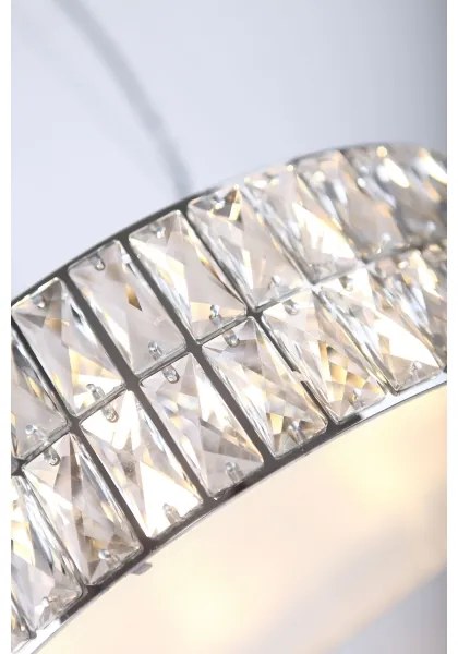 Lustră pe cablu MAXLIGHT P0238 DIAMANTE 6xG9/42W/230V d. 46 cm crom