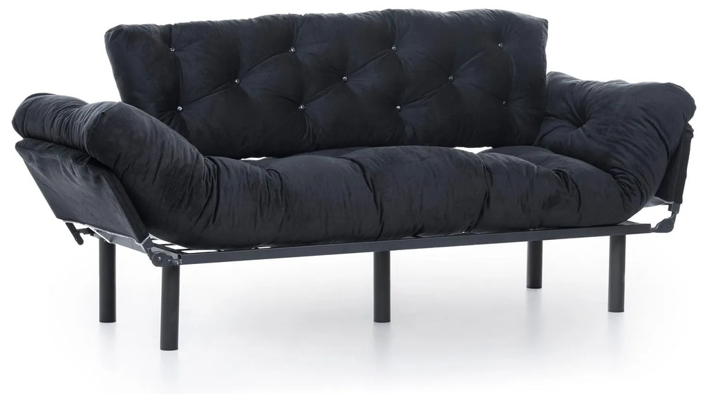 Canapea trei locuri Nitty (negru). 1072236