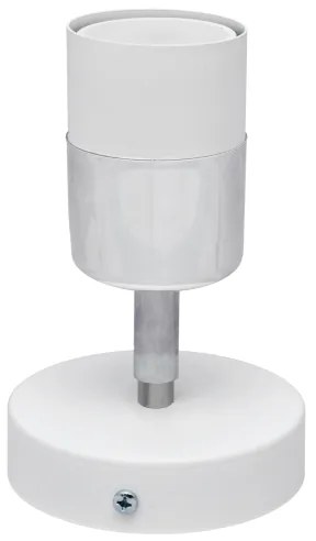 Spot LED de perete TUBSSON 1xGU10/4,8W/230V alb/crom lucios