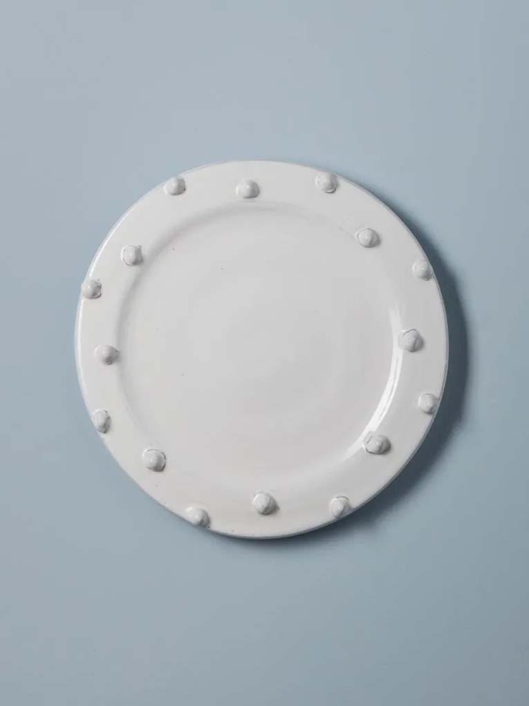 Farfurie alba din ceramica, D24.5cm Dante