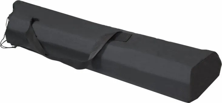 Masă de camping cu geantă, din aluminiu, gri, 108 x 71 x 72