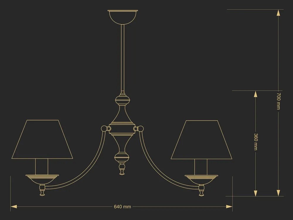 Candelabru 2 brate elegant, Cristal Scholer San Marino