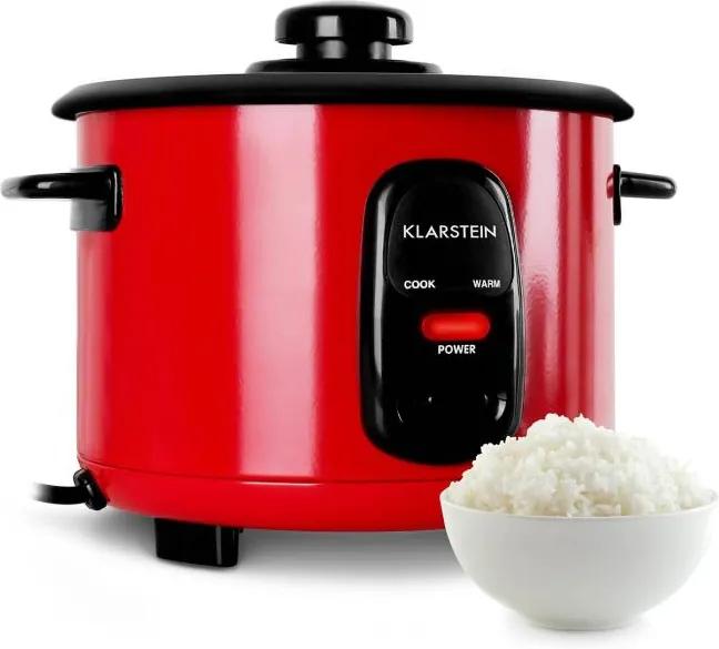 Klarstein KLARSTEIN OSAKA, roșu, vas de orez, 500 W, 1,5 litri, funcția de păstrare la cald