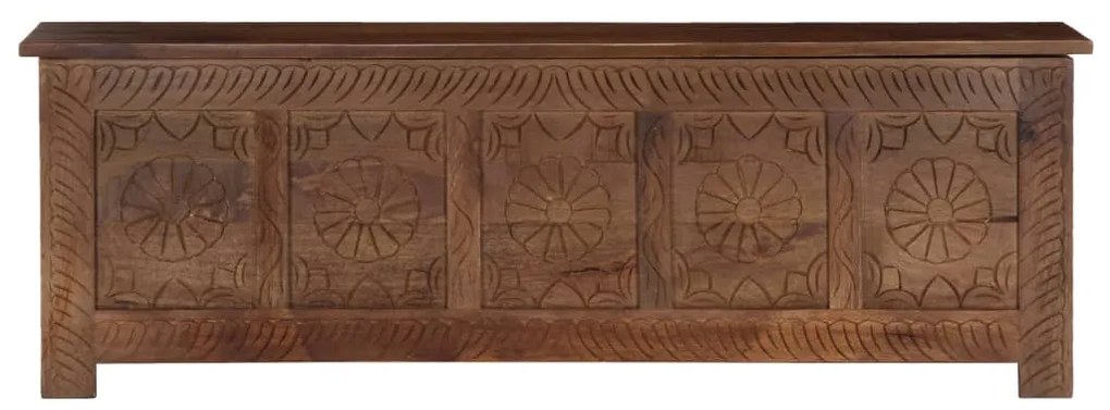 247697 vidaXL Ladă de depozitare, 120x30x40 cm, lemn masiv de mango