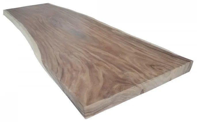 Blat de masa dreptunghiular din lemn masiv de Suar Tops &amp; Tables 250 x 95 x 8 cm