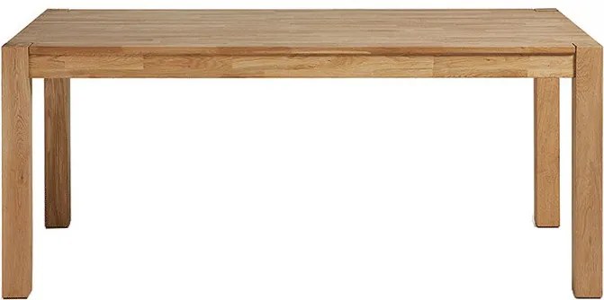 Masa extensibila maro din lemn 90x140(220) cm Indra La Forma