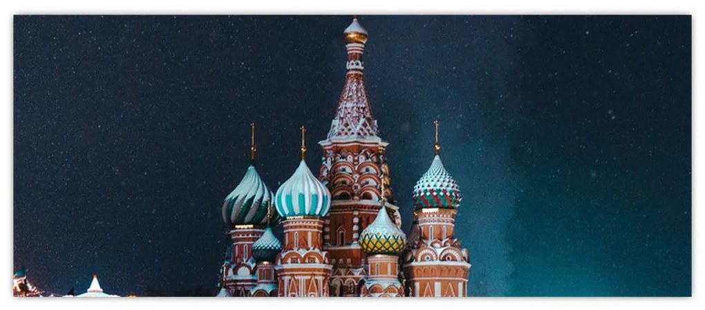 Tablou construcției din Rusia (120x50 cm)