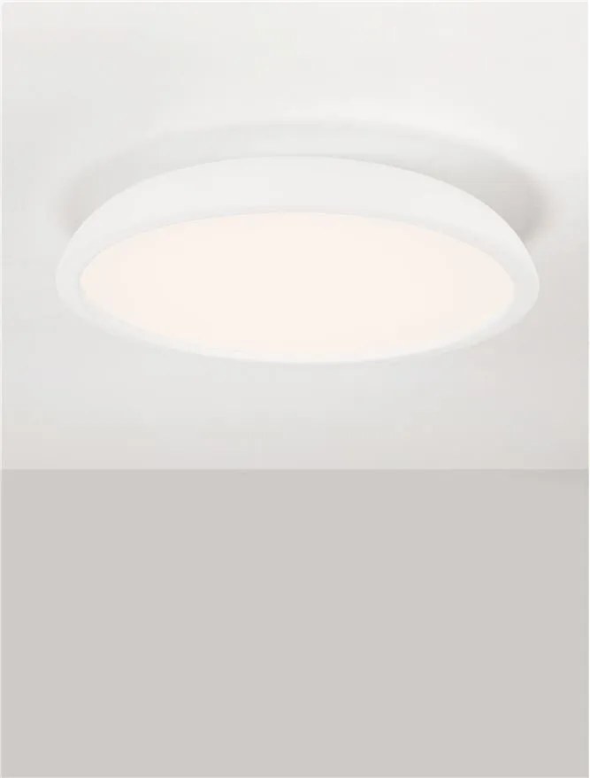 Lustra LED aplicata stil modern FELICIA alb 60cm