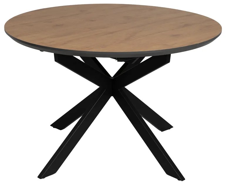 Masă de dining rotundă extensibilă cu blat suplimentar ø 120 cm Rocía – Ixia