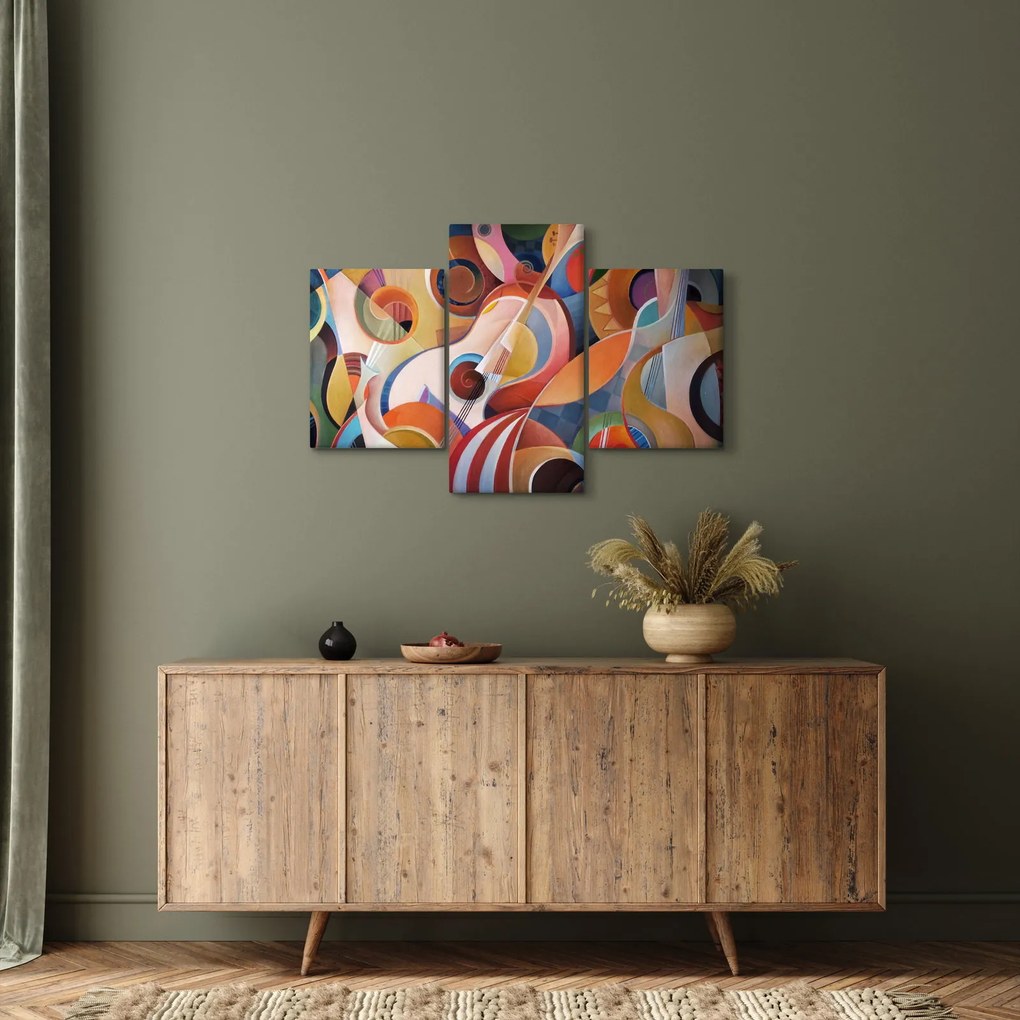 Tablou - Abstract muzical (90x60 cm)