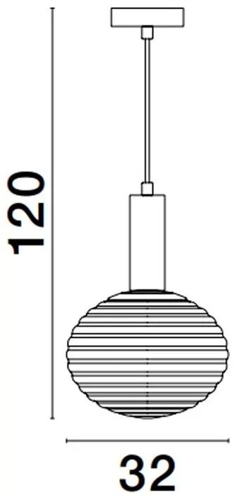 Lustra/Pendul design modern decorativ ALLEN D-32cm