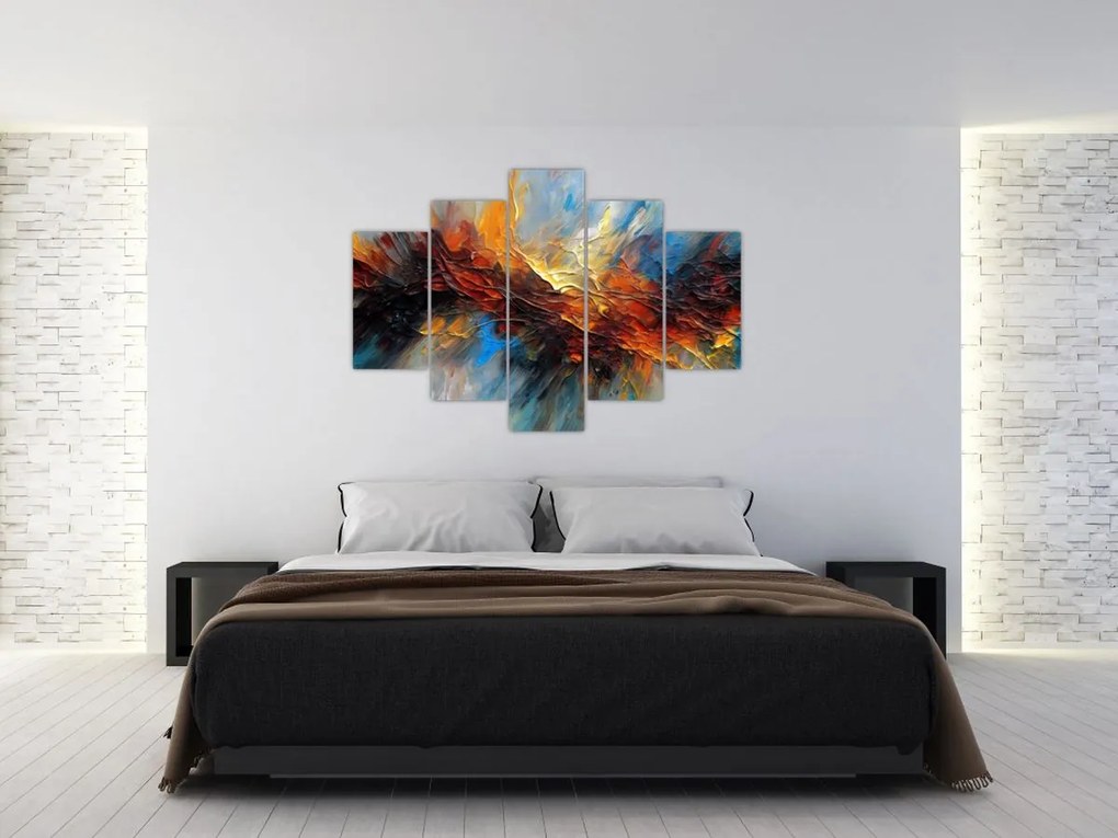 Tablou - Textura culorii (150x105 cm)