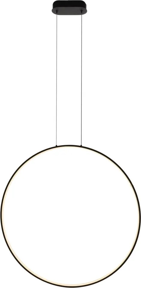 Lustra circulara LED IP44 diametru 80cm Visual negru