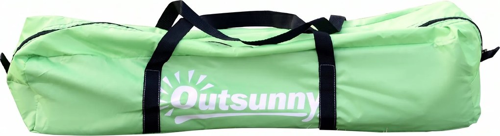Outsunny Cort de Plajă Portabil cu Protecție UV și Geantă de Transport, 3x3 m, Verde | Aosom Romania