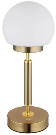 Lampă LED tactilă reîncărcabilă de masă Globo 21033M HAKU LED/2,5W/5V 2700/4000/6500K alamă