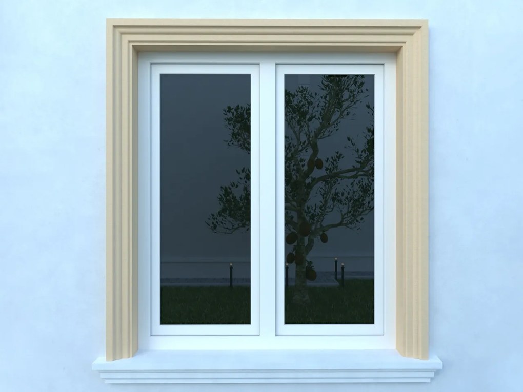 Ancadrament fereastra exterior FP130 dimensiuni 146x63x2000mm