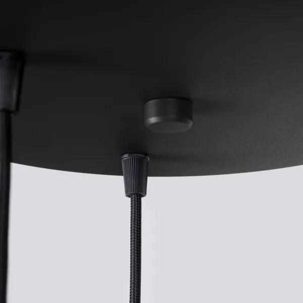 Lustră pe cablu Sollux SL.1715 HALO 3xG9/8W/230V d. 25 cm negru