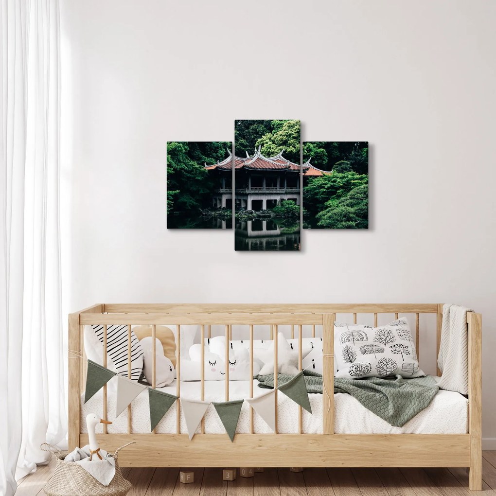 Tablou cu grădina japoneză națională (90x60 cm)