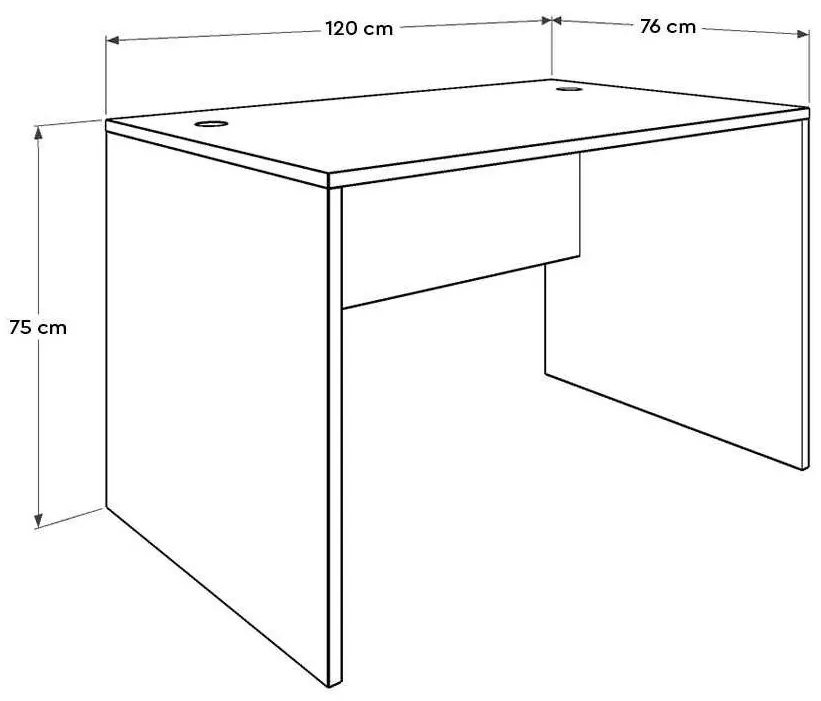 Masă PC Calliope 4 (alb) . 1109394