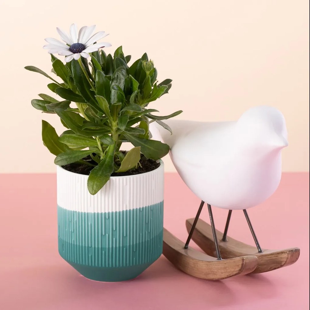 Vas din ceramica Culoare gri, FINO