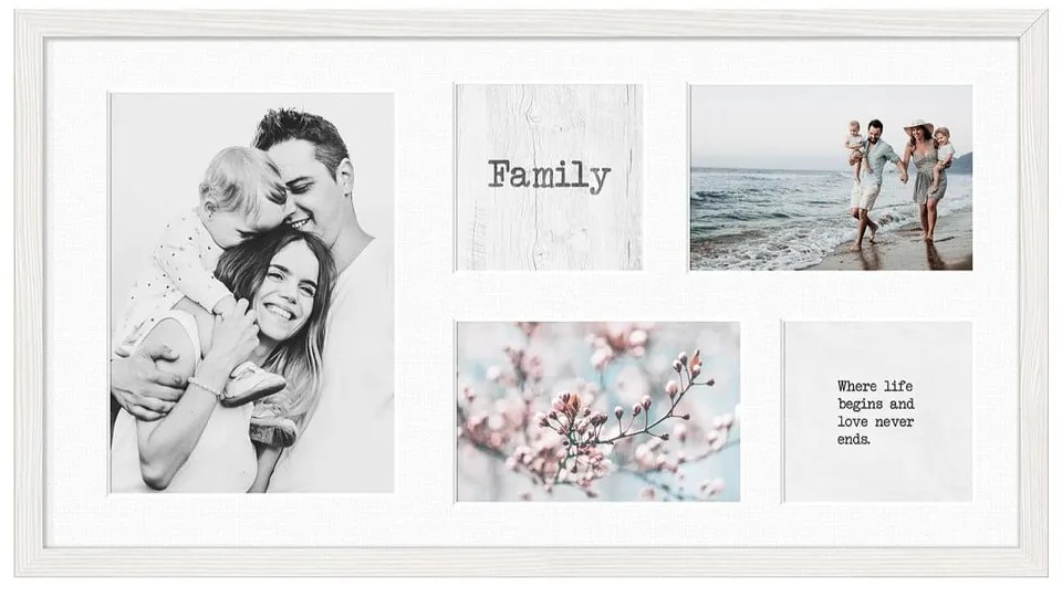 Ramă foto 29x53 cm Kyoto White – Styler