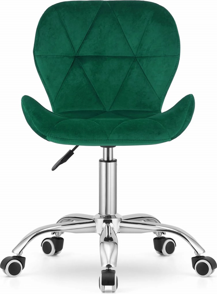 OFERTA Scaun verde de birou AVOLA VELVET Calitatea II