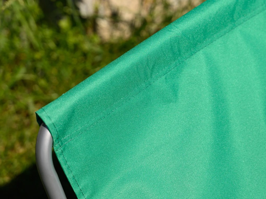 Sezlong pliabil de plaja SAND, verde