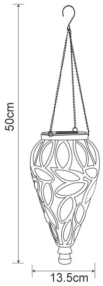 Corp de iluminat LED solar SOLAR LED/0,9W/3,2V IP44 galben Globo 36131A