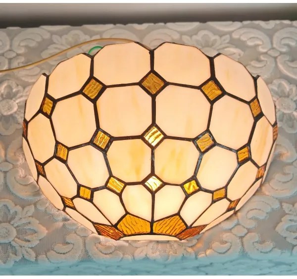 Brilagi - Aplica de perete Tiffany cu vitralii DORAN 1xE14/40W/230V
