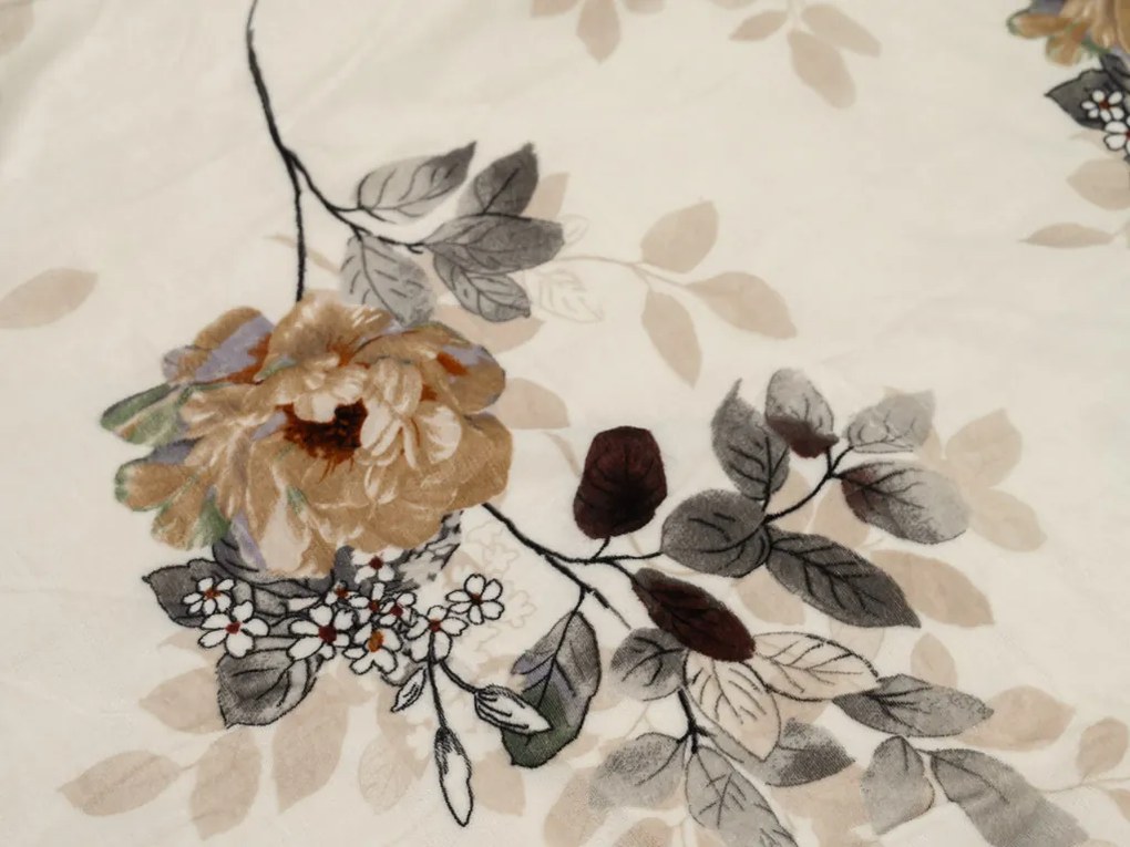 Lenjerie de pat reversibila DUO SENSE CARMELIA cu modele + husa pentru perna 40x50 cm GRATUIT Dimensiune lenjerie de pat: 70 x 90 cm | 140 x 200 cm