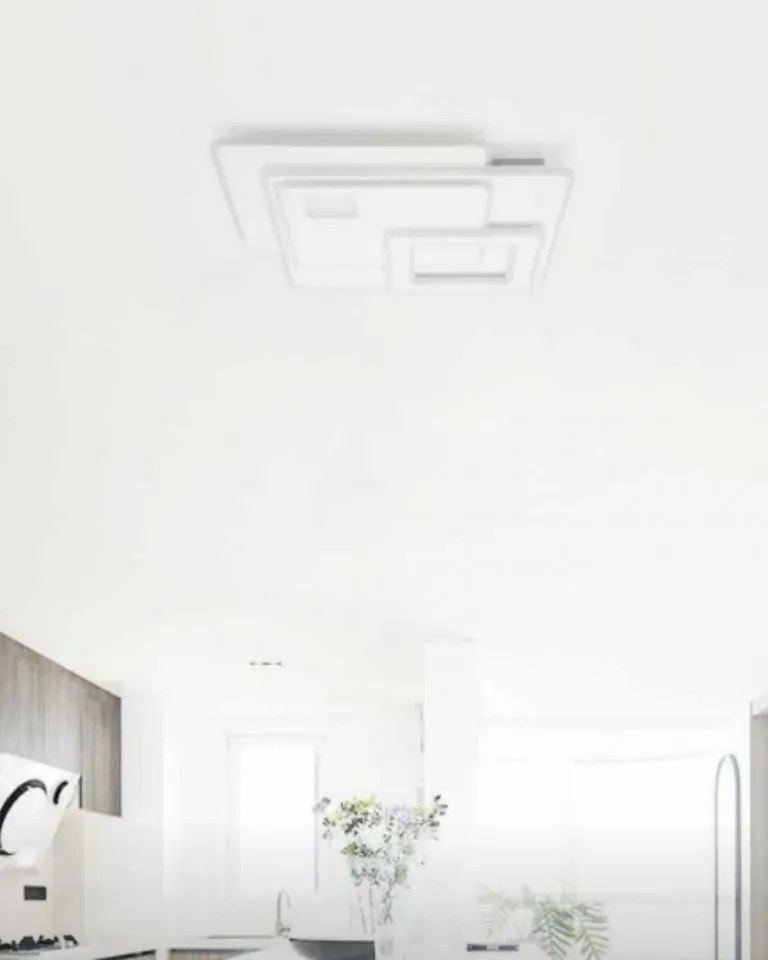 Plafoniera LED 90W, Alb, Retro, Kelektron