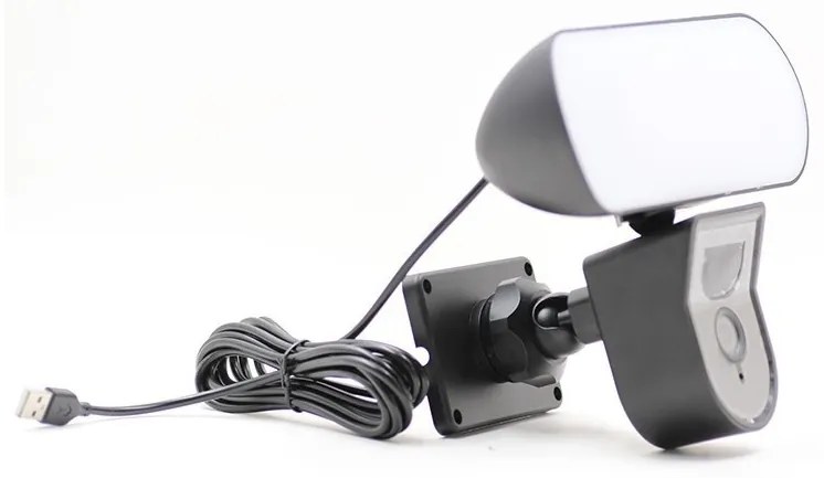 Cameră LED inteligentă de supraveghere de exterior cu iluminare Immax NEO 07785 5,5W/5V IP65 Wi-Fi Tuya