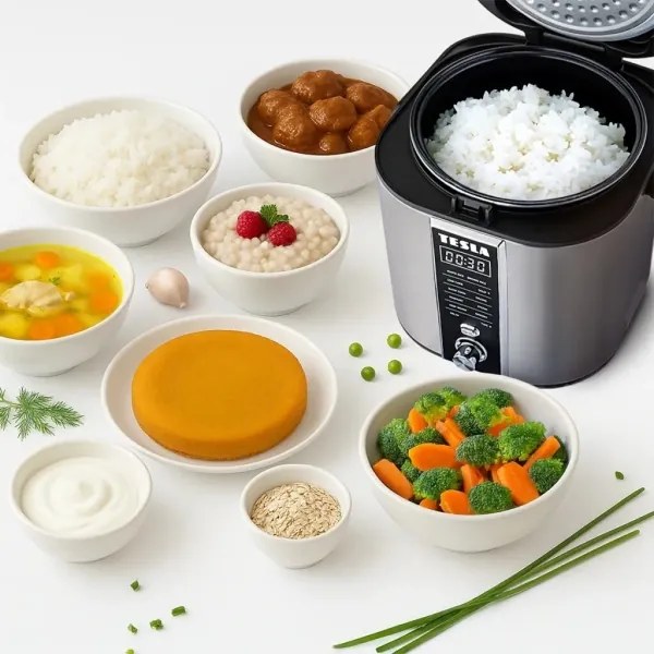 Aparat multifuncțional de gătit orez TESLA Electronics MultiCook 2,1 l 400W/230V