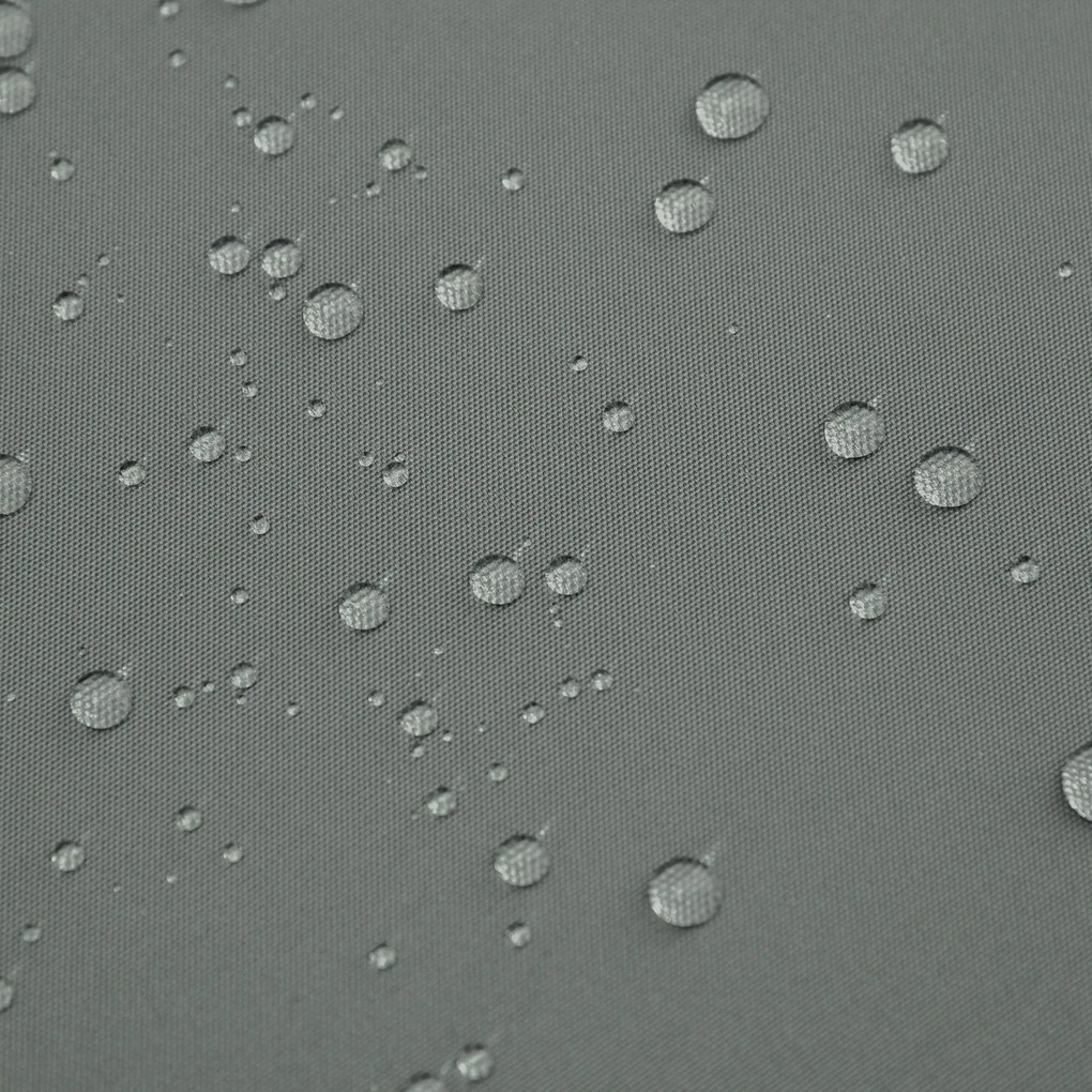 Outsunny Set 2 Perne pentru Scaune de Exterior cu Curele, Perne de Exterior Umplute cu Bumbac și Poliester, pentru Șezlonguri, Fotolii de Grădină, 196x55x8 cm, Gri Închis | Aosom Romania