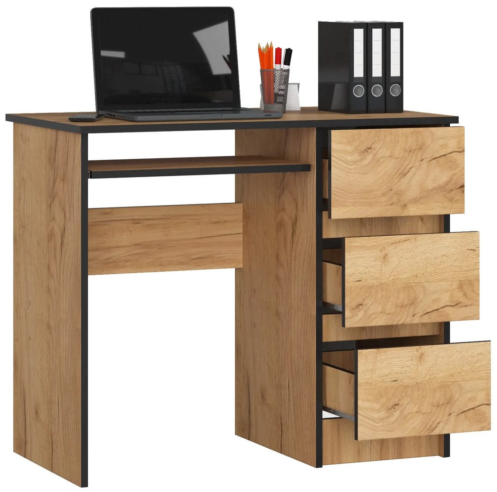 Masă PC Benicio (Stejar craft) (D). 1069881