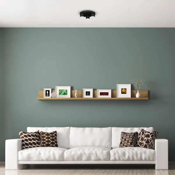 Plafonieră DIXIE 3xGX53/11W/230V neagră