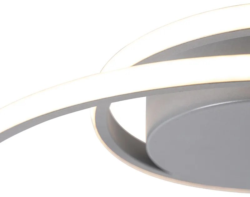 Plafoniera de design din oțel cu LED inclus, cu dimmer în 3 trepte - Krula