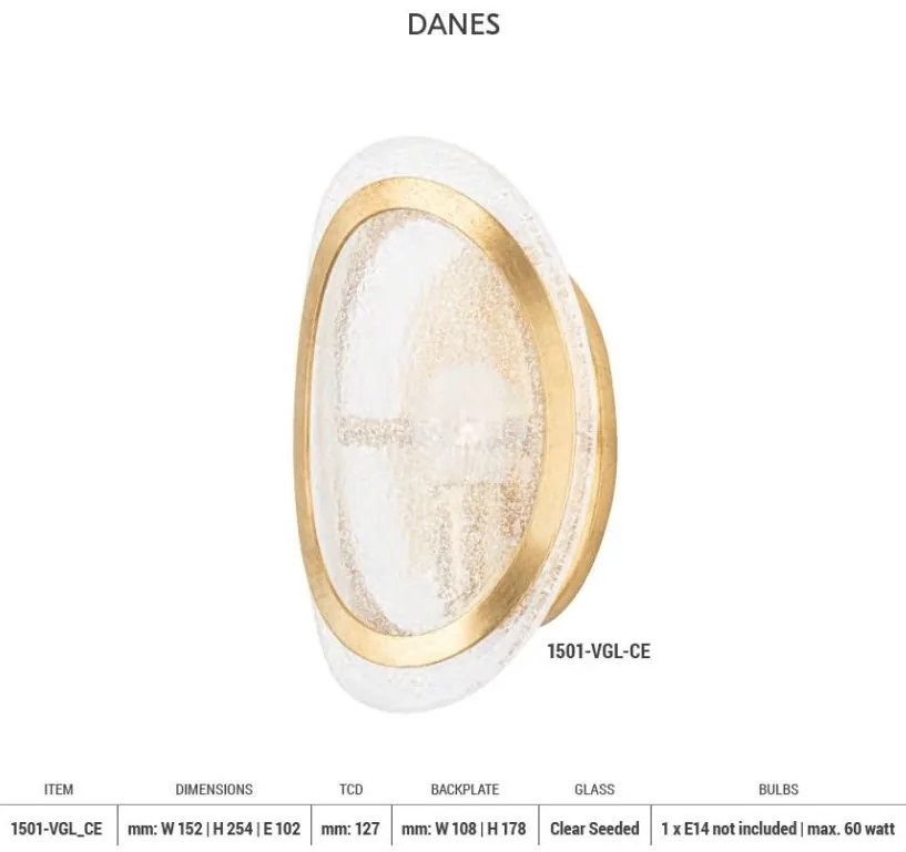 Aplica de perete design modern DANES