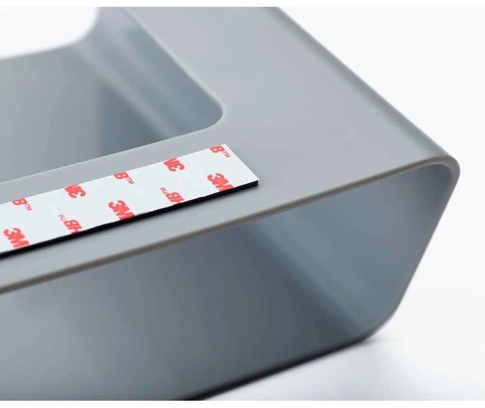 Dispenser pentru prosoape de bucătărie din hârtie și folie de aluminiu gri de agățat din plastic CupboardStore – Joseph Joseph