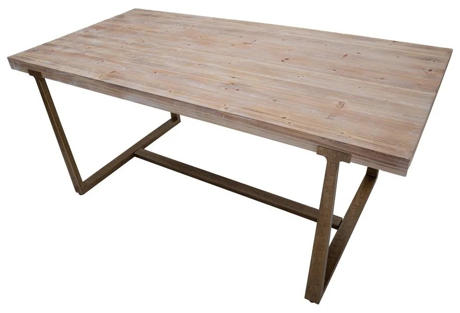 Masă de dining în culoare naturală 180x90 cm Ankara – Mauro Ferretti