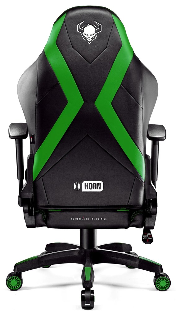 Scaun gaming Diablo X-Horn 2.0 Normal Size: negru-verde