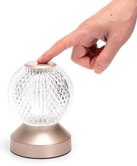 Lampă LED RGB reîncărcabilă dimabilă de masă Aigostar LED/1W/5V 1800mAh 13,5 cm + telecomandă