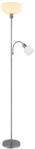 Globo 59947 - Lampă de podea HINTON, 1xE27/40W/230V + 1xE14/25W