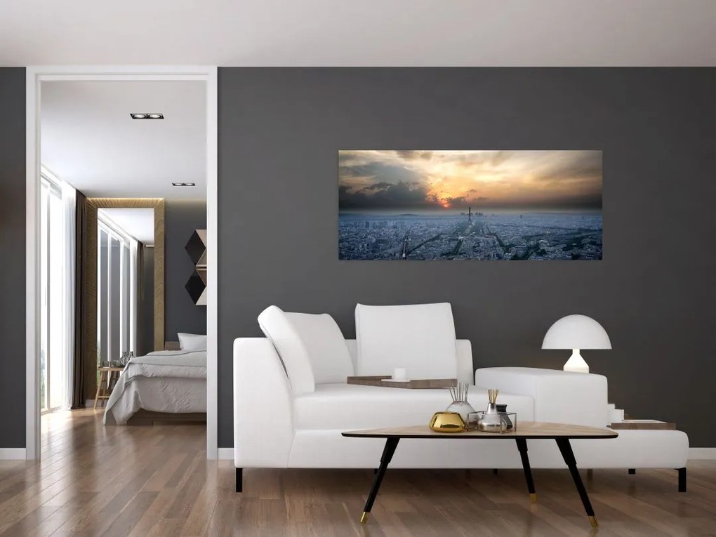 Tabloul - Paris din înâlțime (120x50 cm)