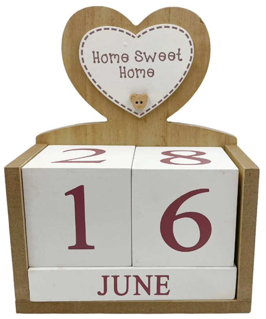Calendar perpetuu de birou HOME, 14x18cm