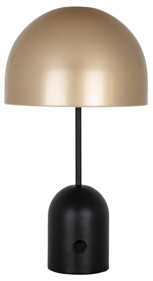 Lampa de birou aurie neagra ø35,5cm Elvina
