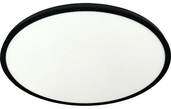 Plafonieră LED, 40 W, 230 V, 3000/4000/6500 K, Ø 50 cm, neagră