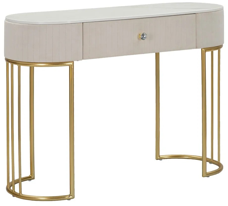 Masă consolă bej 100x40 cm Montpellier - Mauro Ferretti